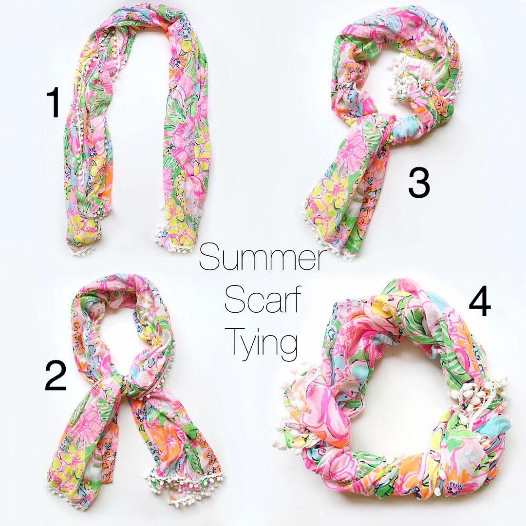 More Pieces of Me St. Louis Fashion Blog The summer scarf tying method